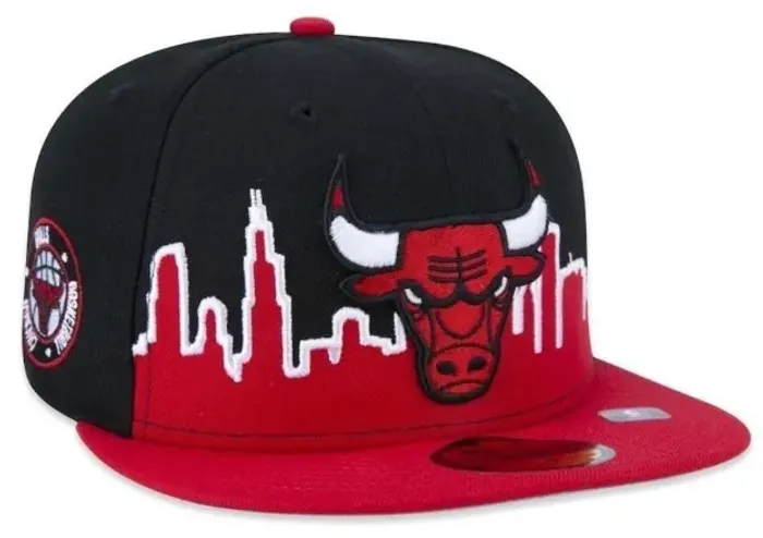 Boné Original New Era 59Fifty Chicago Bulls Tip-Off - Fechado - 7 1/2 e 7 5/8