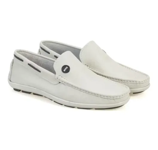 Driver Masculino Gelo Couro Legítimo Mocassin Slip On