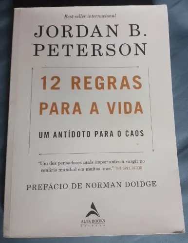 12 regras para a vida antídoto para o caos (usado)
