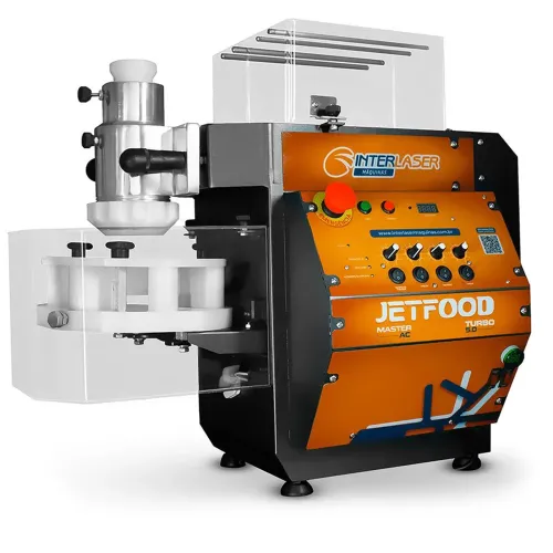 Máquina de fazer salgados Jetfood Turbo 5.0 + recheio duplo