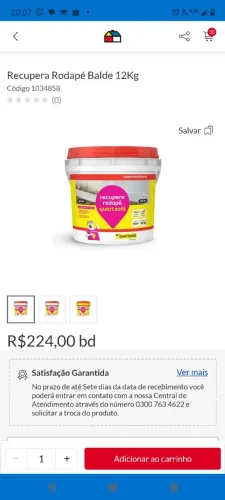 Recupera rodapé Quartzolit. Acabe com as infiltração
