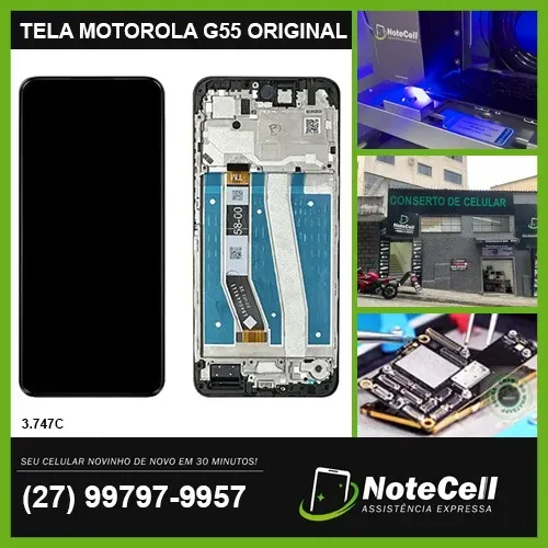 Tela / Display para Moto G55 ORIGINAL - Instalação em 30 Minutos!