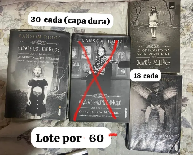 Coleção de Livros: O Orfanato da Srta. Peregrine (Ransom Riggs)