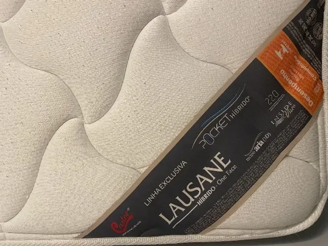 CAMA BOX + COLCHÃO QUEEN CASTOR