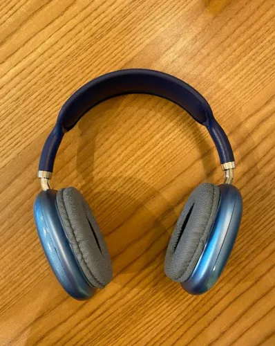 Fone De Ouvido Over-ear Gamer Sem Fio Bluetooth P9 Azul