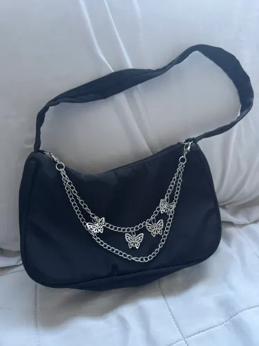 Bolsa de ombro preta