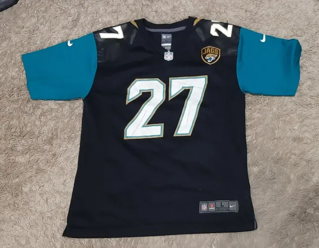 NFL - Camiseta Jacksonville Jaguars - Tamanho G infantil 