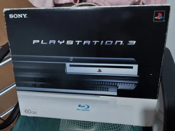 PS3 FAT CECHA00 4 USBs Retrocompativel PS1 e PS2, desbloqueio CFW