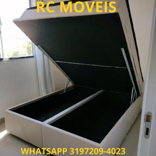 Cama Box Baú Queen 1.58x1.98 - Espaço, Durabilidade e Sofisticação