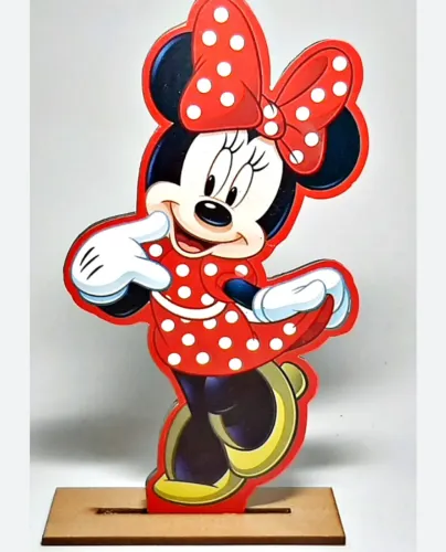 Display de Mesa em Mdf Personalizado Minnie - 10 unidades