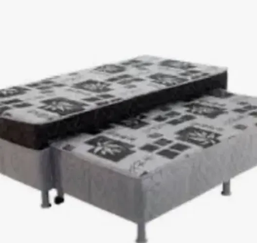 Cama box solteiro com auxiliar 