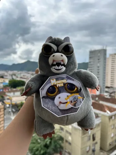Urso Pelúcia Monster Pets Feisty Godzilla Br Machine