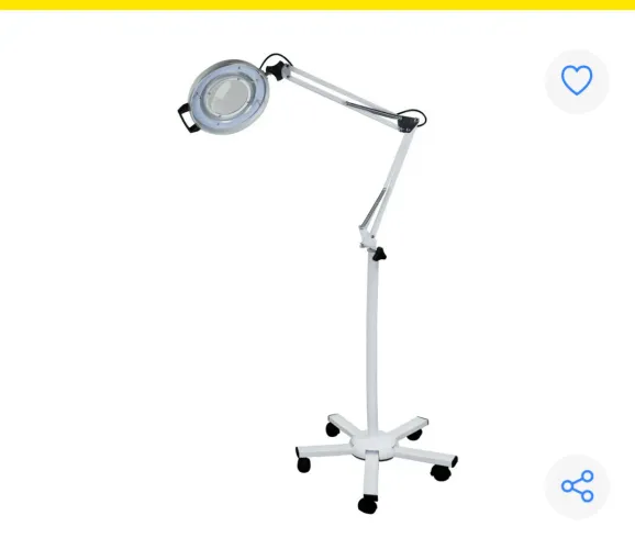 Lâmpada de Mesa com Lupa para Consultório