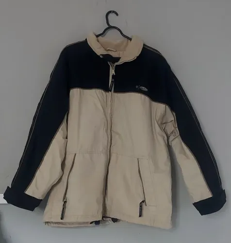 Casaco Masculino Bege e Preto