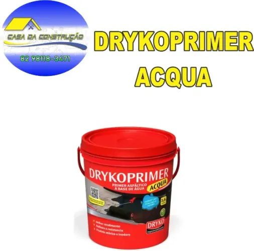 PRIMER ASFALTICO BASE AGUA 3,6L DRYKO