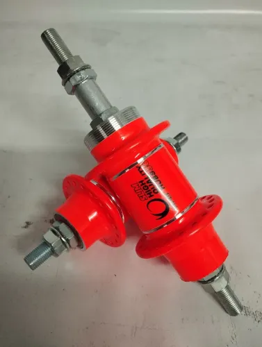 Par de Cubos Viper Slim Hubs 36 Furos Rolamentos Rosca Laranja Novo