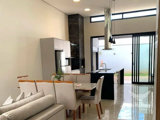 CASA TÉRREA - 3 DORMITÓRIOS 1 SUÍTE - ÁREA GOURMET - CONDOMÍNIO TERRAS DE SÃO FRANCISCO - 