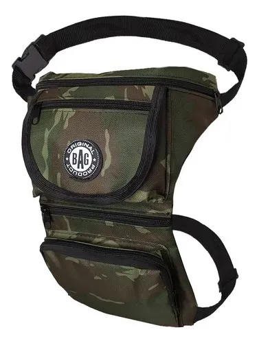 Pochete Cartucheira De Perna Motoboy Camping Pescaria Rave