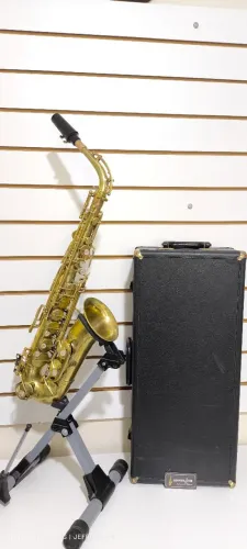 Sax alto Galasso década de 70 desplacado e sapatilhado MEGA SOM 