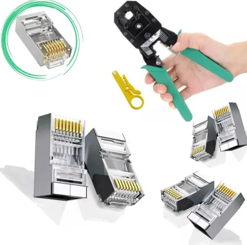 Crimpagem e Venda de Cabos de Rede UTP CAT5E e CAT6