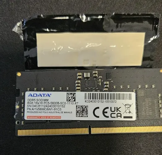 Memória RAM 8GB DDR5 5600Hz sodimm (notebook)
