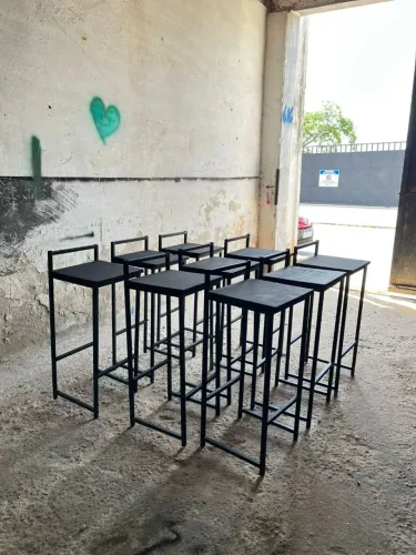 Banquetas pretas