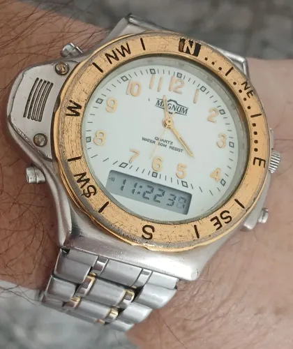 Relógio antigo original anos 90 modelo Altichron raridade de coleção 