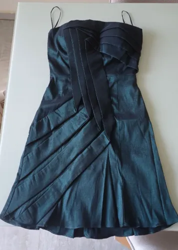 Vestido de festa - curto, sem alça, marca Vida Nua, tamanho PP