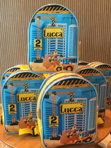 Mochilinha personalizada para aniversário infantil