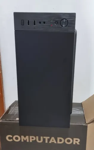 Cpu gabinete computador novo i3, 4gb de RAM, ssd 128gb, ideal trabalho, estudo, escritório