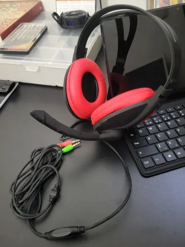 HEADSET P2 COM MICROFONE PC, NOTEBOOK E CELULAR