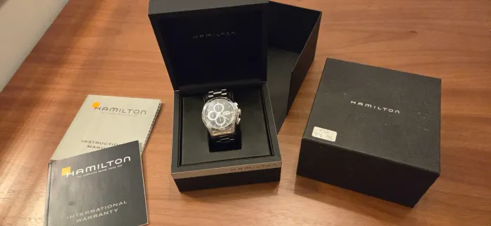 Relógio Hamilton Jazzmaster Lord Auto Crono - H32816131
