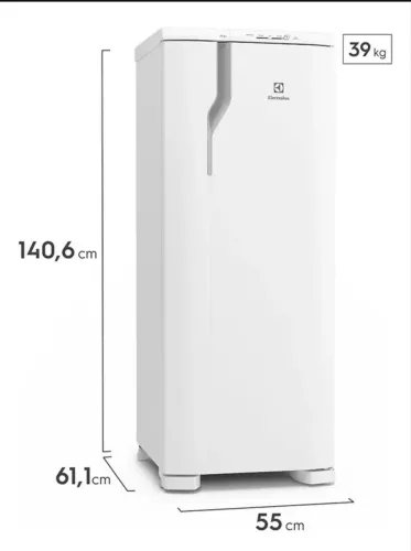 Geladeira Electrolux Cycle Defrost 240L - SEMINOVA!!