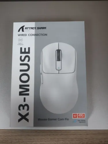 Mouse Gamer Attack Shark X3 Com Fio