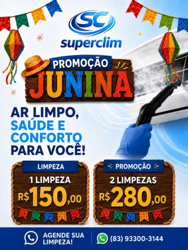 Promoção limpeza de ar condicionado 
