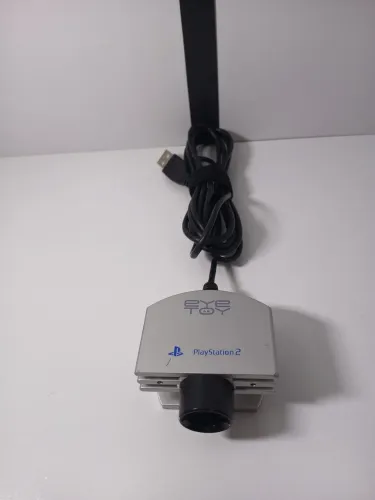Câmera playstation 2 ps2 eye toy prata