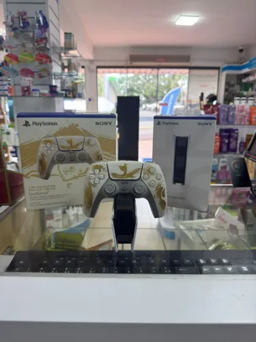 Controle ps5 dualsense ghost of yotei e base carregamento sony
