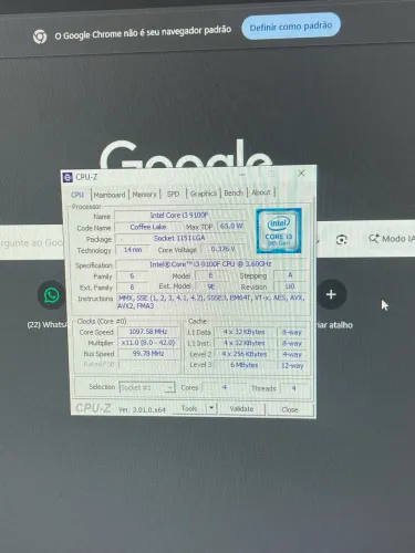 Processador - I3 9100f