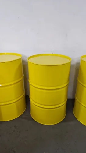 Tambor / tonel / mesa bar de Tambor 200 litros amarelo 
