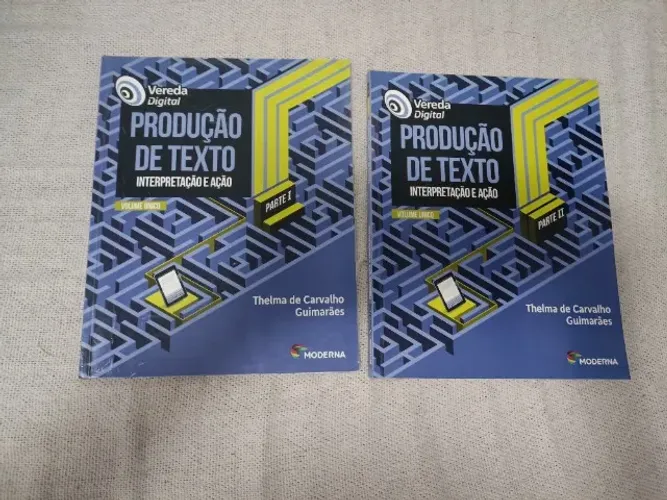 Livro Produção de texto 1 e 2