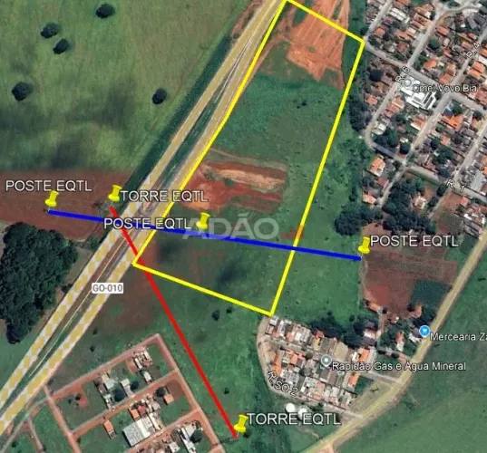 Área Urbana / Município de Senador Canedo / Bairro Vila Matinha / 60.000 m² Área / Terreno