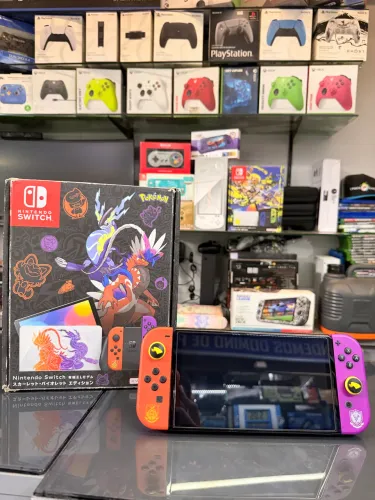 Nintendo Switch Oled Ed. Especial Pokémon 512GB Desbloqueado Dualboot