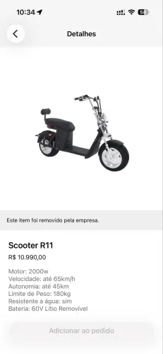 Scooter elétrica