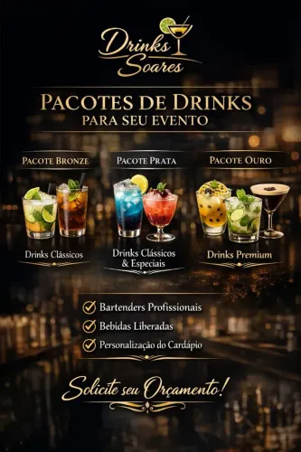 Open bar de drinks 