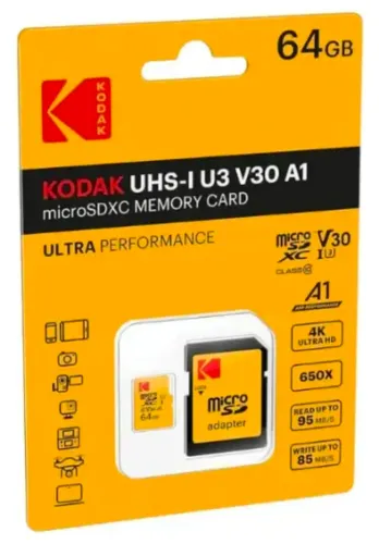 Cartão de memória Kodak micro se v30 u3