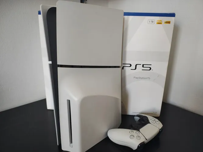 Ps5 Slim C/Leitor + 12 Jogos + 6 meses de garantia