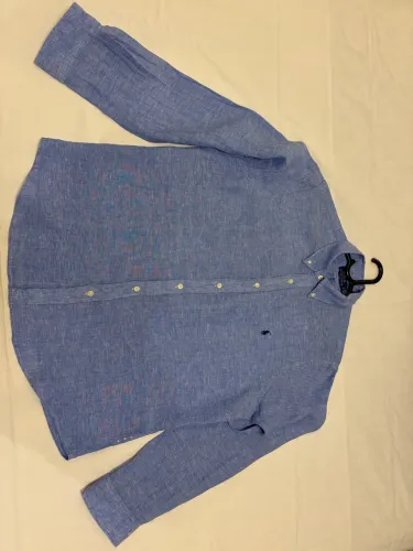 Camisa de Linho Ralph Lauren Nova