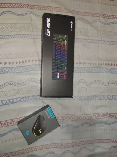 Teclado e mouse gamer no precinho