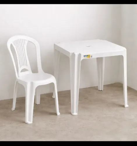 Mesa + cadeira tramontina