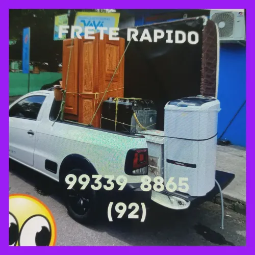 Frete fogão, geladeira  Máquina de lavar  mesa etc. 